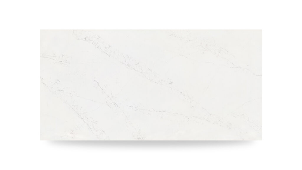 A smooth, light-colored surface with faint, subtle veining patterns that run diagonally, giving a refined and elegant marble-like appearance.