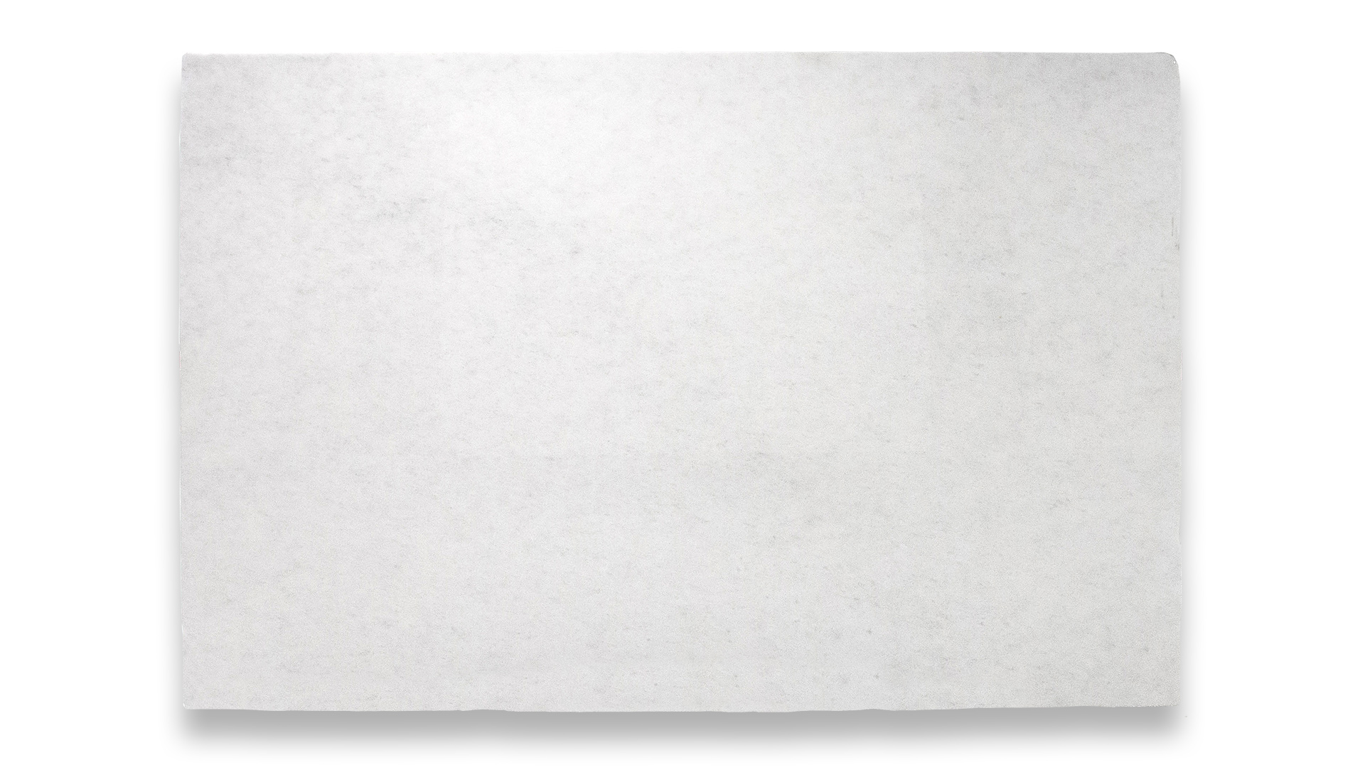 This image shows a White King Polished Marble slab with a smooth white surface and faint, subtle gray veining throughout.